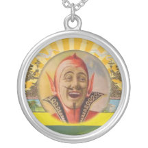 Smiling satan necklace