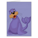 Smiling Sea Lion Greeting Card