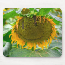 Smiling Sunflower Mousepad