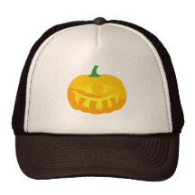 Smiling toothy Jack-O-'Lantern Hat