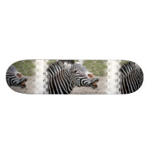 Smiling Zebra Skateboard