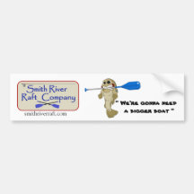 SmithRiverRaft Company Bumper sticker