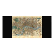 Smith's new map of London 1860 Rack Cards
