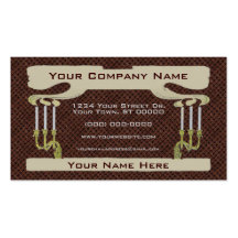Smoke & Candles Art Nouveau / Deco Business Cards