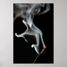Smoke from Incense Posters