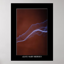 SMOKE PHOTOGRAHY , ALICE MARY HERDEN PRINT