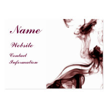 Smoke Photography - Red Business Card