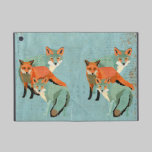 Smokey Amber Foxes Blue Case powis icase