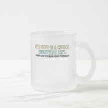 Smoking is a choice, breathing isn't mug