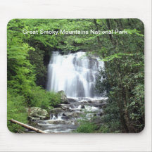 Smoky Mountain Waterfall Mousepad