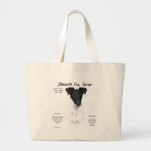 Smooth Fox Terrier History Design Bags