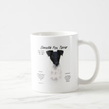 Smooth Fox Terrier History Design Mugs