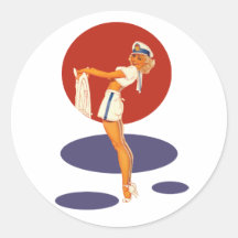 Smooth Sailing Round Stickers