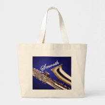 Smooth Saxophone Canvas Bag