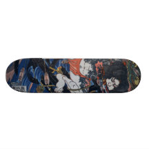 Smurai Assassin! Custom Skate Board