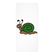 snail full color rack card
