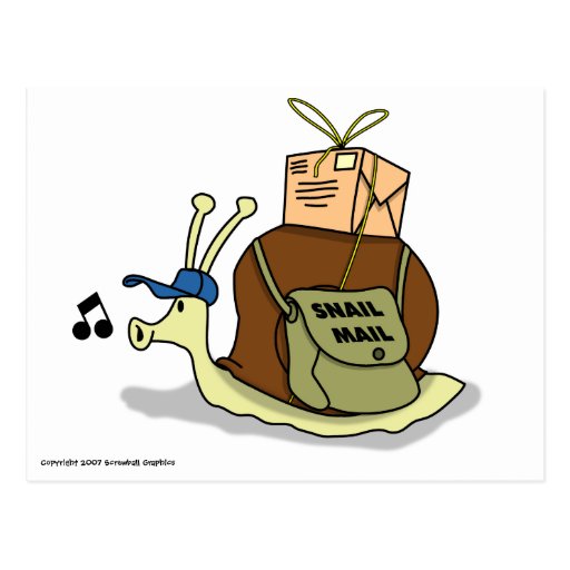 Snail Mail Postcard Zazzle