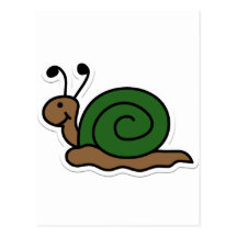 snail postcard