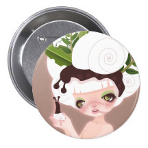 Snail Queen Buttons