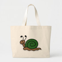 snail tote bag