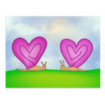 Snails in Love Post Cards