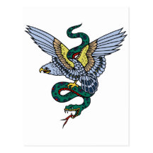 Snake and Eagle Postcards