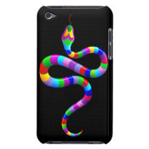 Snake Psychedelic Rainbow iPod Touch Case-Mate