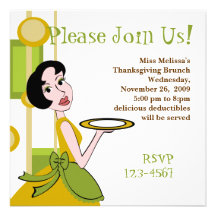 Snazzy Dinner Invites