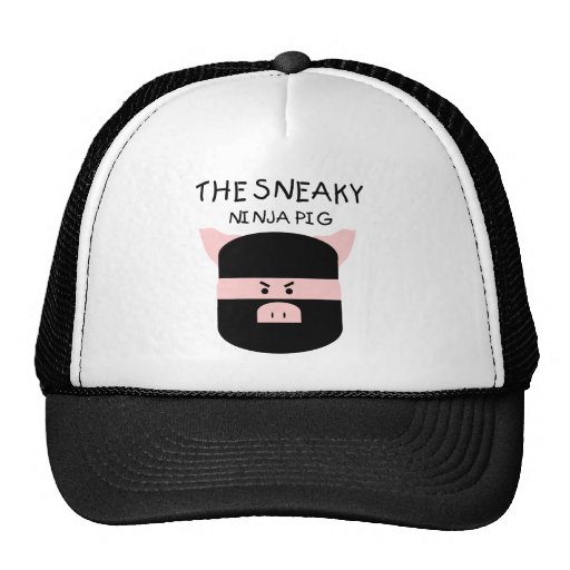 Sneaky Ninja Pig! Hats