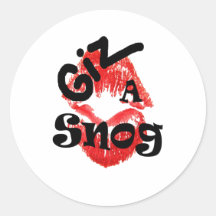 snogger round stickers
