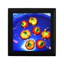 Snorkeling Peppers Trinket Boxes