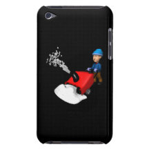 Snow Blower Barely There iPod Covers