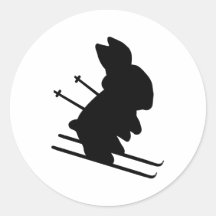 snow bunny sticker