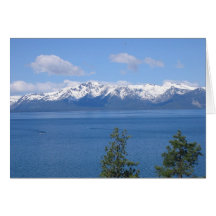 Snow Capped Mountains Card