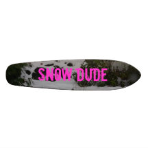snow dude skate board