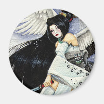 Snow & Feathers Magnet