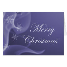 Snow Flake Christmas Card