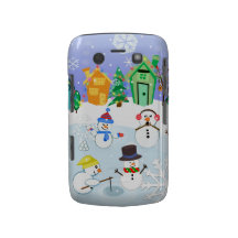 Snow Friends Snow Day BlackBerry Barely There Case Blackberry Case