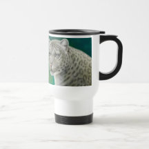 Snow Leopard Travel Mug
