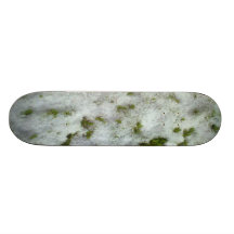 Snow on Grass Skateboard
