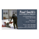 Snow Removal Business Card