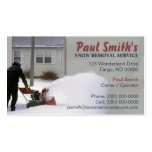 Snow Removal Business Card