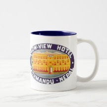 Snow View Hotel Kathmandu Nepal Mugs