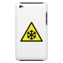 Snow Warning Sign iPod Touch Case-Mate Case