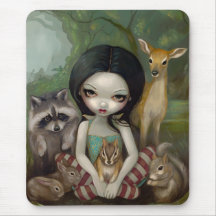 Snow White and Her Animal Friends Mousepad