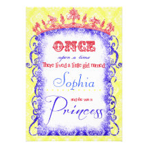 Snow White Princess Party Invitations