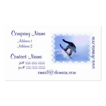 Snowboard Business Cards