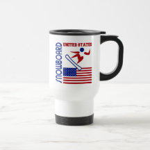 Snowboard United States Mug