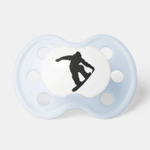 Snowboarder Baby Pacifier