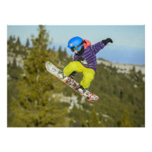 Snowboarding Personalized Invitations